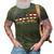 Dad The Veteran The Myth The Legend Veterans Day 3D Print Casual Tshirt Army Green