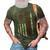 Fathers Day | All American Patriot Usa Dad | 4Th Of July 3D Print Casual Tshirt Army Green