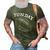 Funday American Football Dad Fathers Day Son Daddy Matching 3D Print Casual Tshirt Army Green