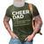 Funny Cheer Dad Definition Best Dad Ever Cheerleading 3D Print Casual Tshirt Army Green