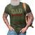 Funny Mens Gifts For Dad Dad Nutrition Facts Gift 3D Print Casual Tshirt Army Green