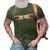 Gifts Christmas Birthday Top Dad Birthday Gun Jet Fathers 3D Print Casual Tshirt Army Green