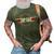 Gifts Christmas Top Dad Top Movie Gun Jet Fathers Day 3D Print Casual Tshirt Army Green