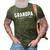 Grandpa Like A Grandfather But So Much Cooler 3D Print Casual Tshirt Army Green