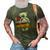 I Love My Mom Dad Sister Brother 3D Print Casual Tshirt Army Green