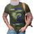 I Wear Dark Blue For Grandpa Colon Cancer Awareness Survivor 3D Print Casual Tshirt Army Green