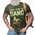 Just Here To Bang Funny Fireworks 4Th Of July Dad Bod Father 3D Print Casual Tshirt Army Green