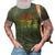 My Favorite Tennis Player Calls Me Dad Daddy Gifts 3D Print Casual Tshirt Army Green