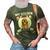 My Golden Retriever Loves Jesus Christian Family Dog Mom Dad 3D Print Casual Tshirt Army Green