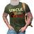 Ninja Birthday Party Uncle Of The Birthday Ninja 3D Print Casual Tshirt Army Green