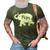 Papa Africa Elephant Father Matching For Dad Gift For Mens 3D Print Casual Tshirt Army Green