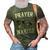 Prayer Warrior Camouflage For Religious Christian Soldier 3D Print Casual Tshirt Army Green