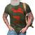 Super Boyfriend Superhero T Gift Mother Father Day 3D Print Casual Tshirt Army Green