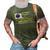 Vintage American Flag Proud Us Navy Papa Veteran Military 3D Print Casual Tshirt Army Green