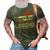 Vintage Dad The Man The Myth The Archery Legend Father Day 3D Print Casual Tshirt Army Green