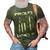 Vintage Proud Navy Uncle With American Flag Gift 3D Print Casual Tshirt Army Green