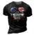 4Th Of July Family Matching All American Dad American Flag 3D Print Casual Tshirt Vintage Black
