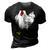 Chicken Body Costume Animal Thanksgiving Halloween  3D Print Casual Tshirt Vintage Black