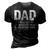 Dad Knows Everything Fathers Day New Name Is Daddy Gift For Mens 3D Print Casual Tshirt Vintage Black