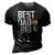 Dad Of Girls For Men Best Dad Of Girls Ever Funny Dad Gift For Mens 3D Print Casual Tshirt Vintage Black