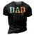 Skateboard Skater Dad Skating Skateboarding Fathers Day Gift For Mens 3D Print Casual Tshirt Vintage Black