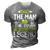 Dad The Man The Myth The Pickleball Legend 3D Print Casual Tshirt Grey