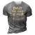 Dad The Man The Pilot The Legend Airlines Airplane Lover 3D Print Casual Tshirt Grey