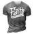 Faith - Forwarding All Issues To Heaven - Christian Saying  3D Print Casual Tshirt Grey