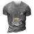 Latte Dad Gift For Mens 3D Print Casual Tshirt Grey