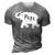 Papa Africa Elephant Father Matching For Dad Gift For Mens 3D Print Casual Tshirt Grey
