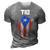 Puerto Rican Tio Uncle Puerto Rico Flag Latino Gift For Mens 3D Print Casual Tshirt Grey