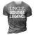 Uncle Godfather Legend Funny Favorite Uncle 3D Print Casual Tshirt Grey