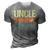 Uncle Godfather Legend Funny Uncle Gifts Fathers Day Gift For Mens 3D Print Casual Tshirt Grey