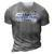 Usa Proud Army National Guard Grandpa Soldier Gift 3D Print Casual Tshirt Grey