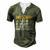 For A Father And Husband Engineer Men's Henley T-Shirt Green