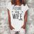 Future Best Wife Ever Wife To Be Fiancee Women's Loosen T-shirt White