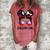 Chilean Girl Messy Hair Chile Pride Patriotic Womens Kids Women's Loosen T-Shirt Watermelon