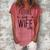 Future Best Wife Ever Wife To Be Fiancee Women's Loosen T-shirt Watermelon