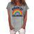 Lgbtq Proud Grandma Gay Pride Lgbt Ally Rainbow Women's Loosen T-Shirt Green