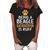 Being A Beagle Grandma Is Ruff Beagle Owner Women's Loosen Crew Neck Short Sleeve T-Shirt Black