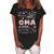 Best Oma Ever Funny First Time Grandma Mothers Day Women's Loosen Crew Neck Short Sleeve T-Shirt Black