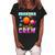 Grandma Birthday Crew Outer Space Planets Family Bday Party Women's Loosen Crew Neck Short Sleeve T-Shirt Black