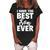 I Have The Best Son Ever Funny Dad Mom Gift Women's Loosen Crew Neck Short Sleeve T-Shirt Black