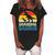 Retro Vintage Grandmasaurus Dinosaur Grandma Saurus Family Women's Loosen Crew Neck Short Sleeve T-Shirt Black