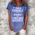 I Wear Periwinkle For Grandma Stomach Cancer Awareness Women's Loosen Crew Neck Short Sleeve T-Shirt Blue
