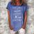 Im Sweet As Strawberry Wine Country Designer Gift For Womens Women's Loosen Crew Neck Short Sleeve T-Shirt Blue