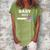 Baby 2023 Loading Pregnancy Mom To Be Gift For Womens Women's Loosen Crew Neck Short Sleeve T-Shirt Green