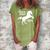 Magical Bonus Mom Unicorn Stepmother Best Stepmom Ever Gift Women's Loosen Crew Neck Short Sleeve T-Shirt Green