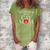 Worlds Best Maine Coon Cat Mom Ever Funny Cat Women's Loosen Crew Neck Short Sleeve T-Shirt Green