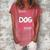 Best Tripawd Dog Mom Ever | Proud Fur Parents Appreciation Women's Loosen Crew Neck Short Sleeve T-Shirt Watermelon